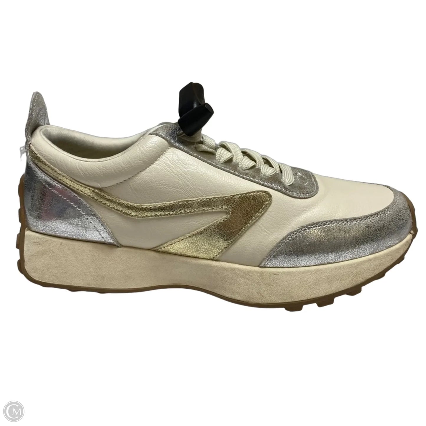 Shoes Sneakers By Dolce Vita In Gold & Silver, Size: 9