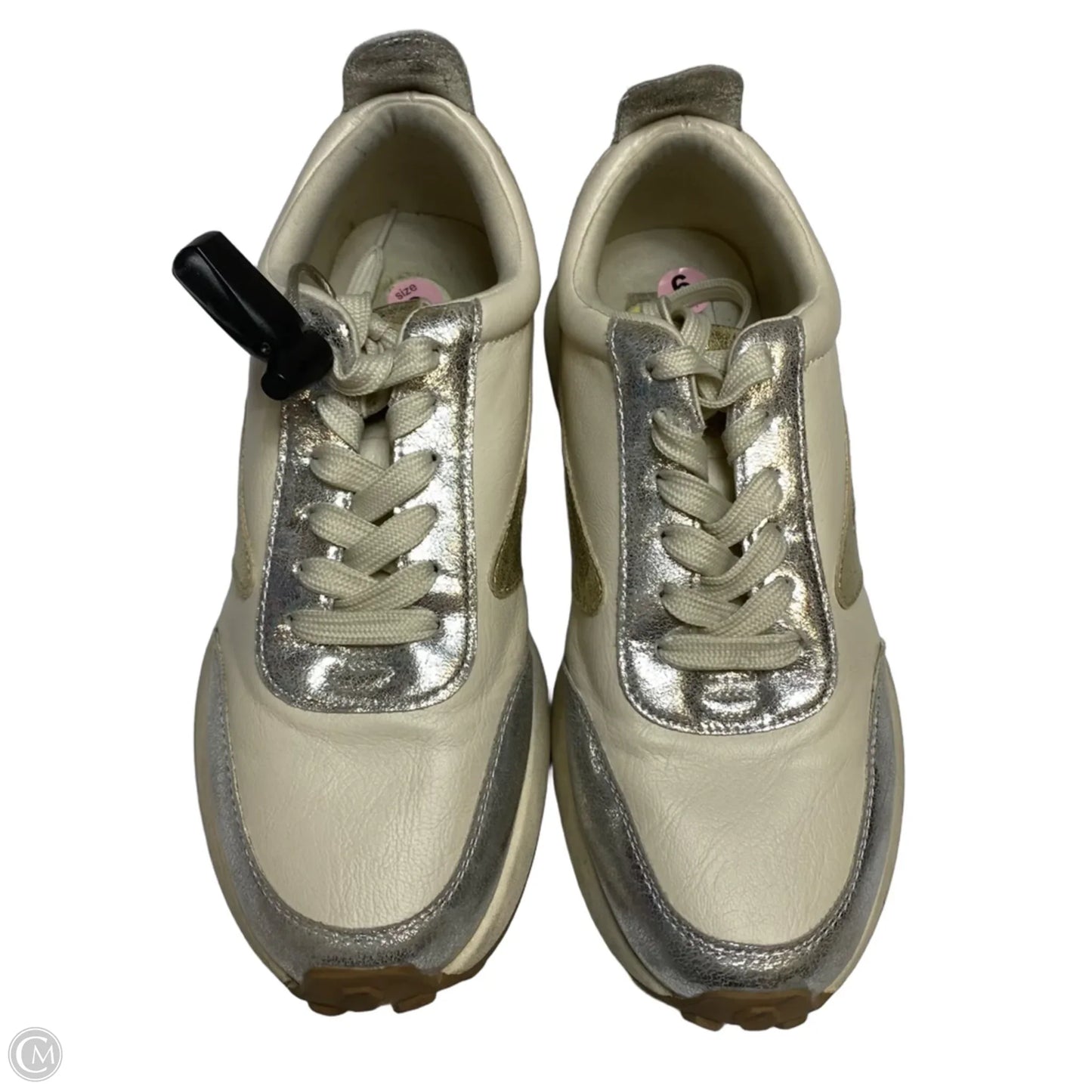 Shoes Sneakers By Dolce Vita In Gold & Silver, Size: 9