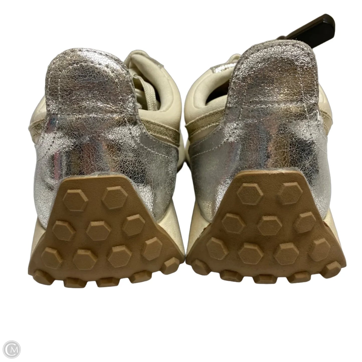 Shoes Sneakers By Dolce Vita In Gold & Silver, Size: 9