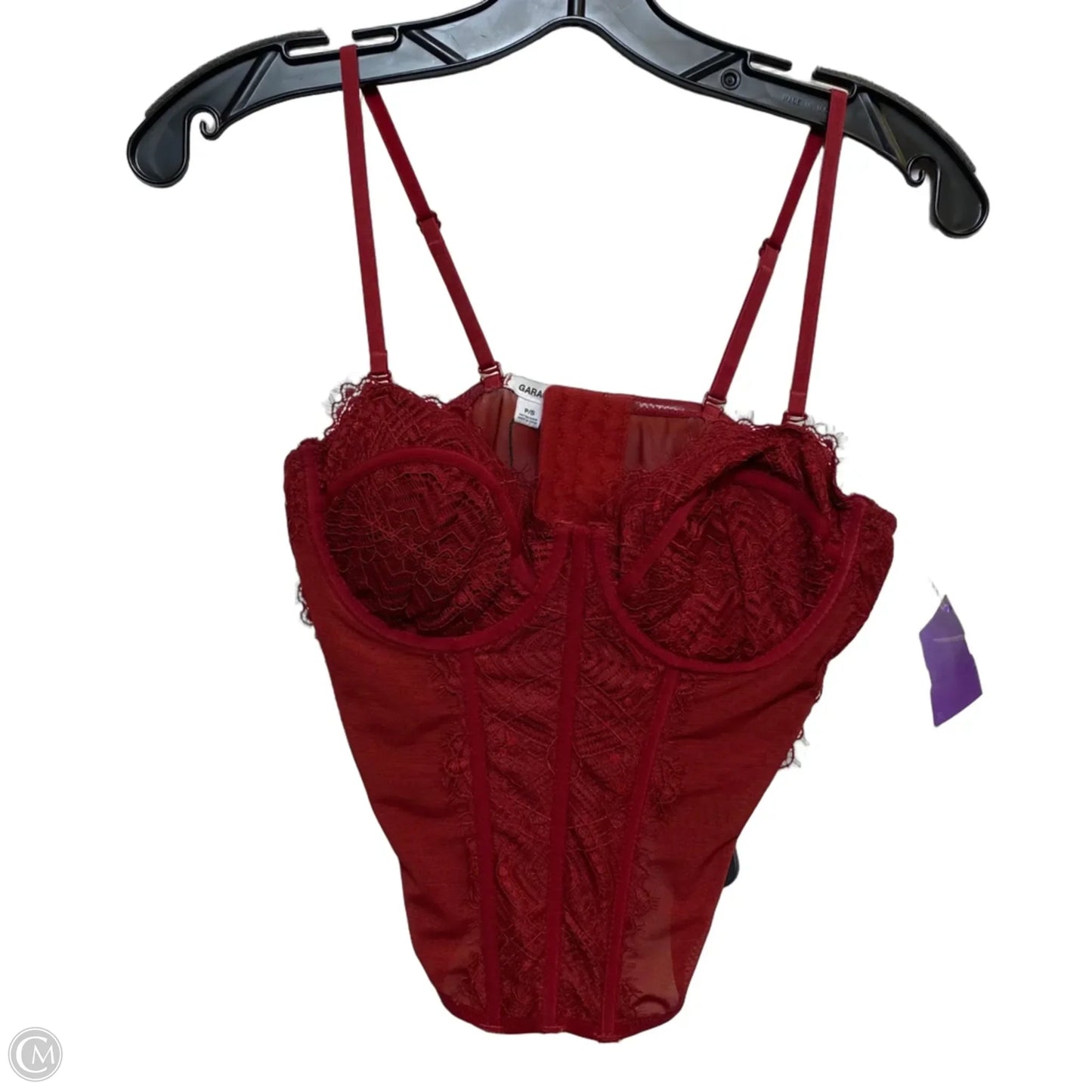Top Sleeveless By Garage In Red, Size: S