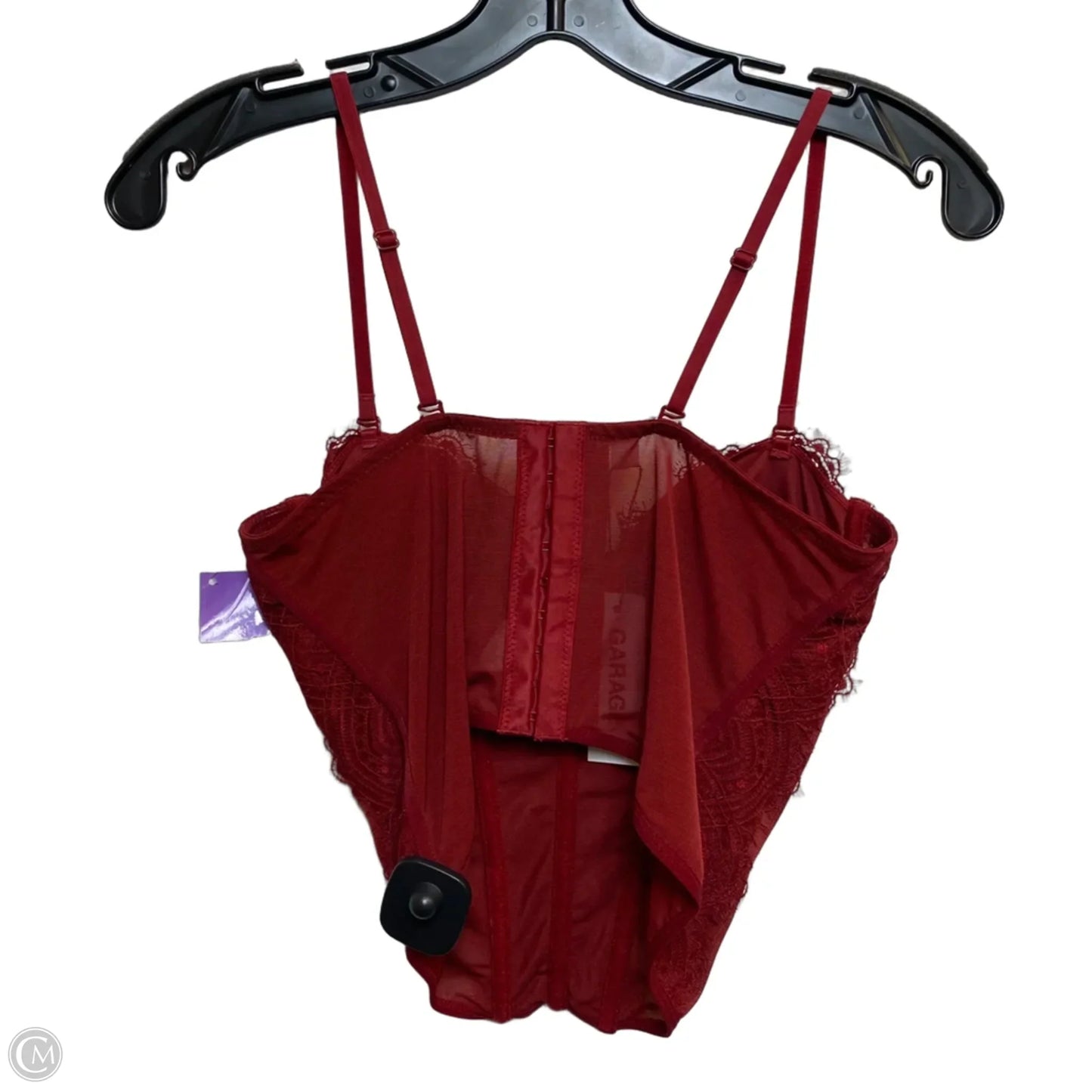 Top Sleeveless By Garage In Red, Size: S