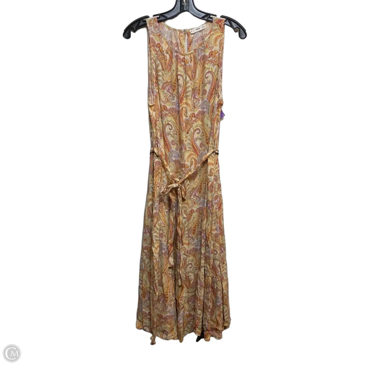 Dress Casual Maxi By Mng In Orange & Pink, Size: Xxl