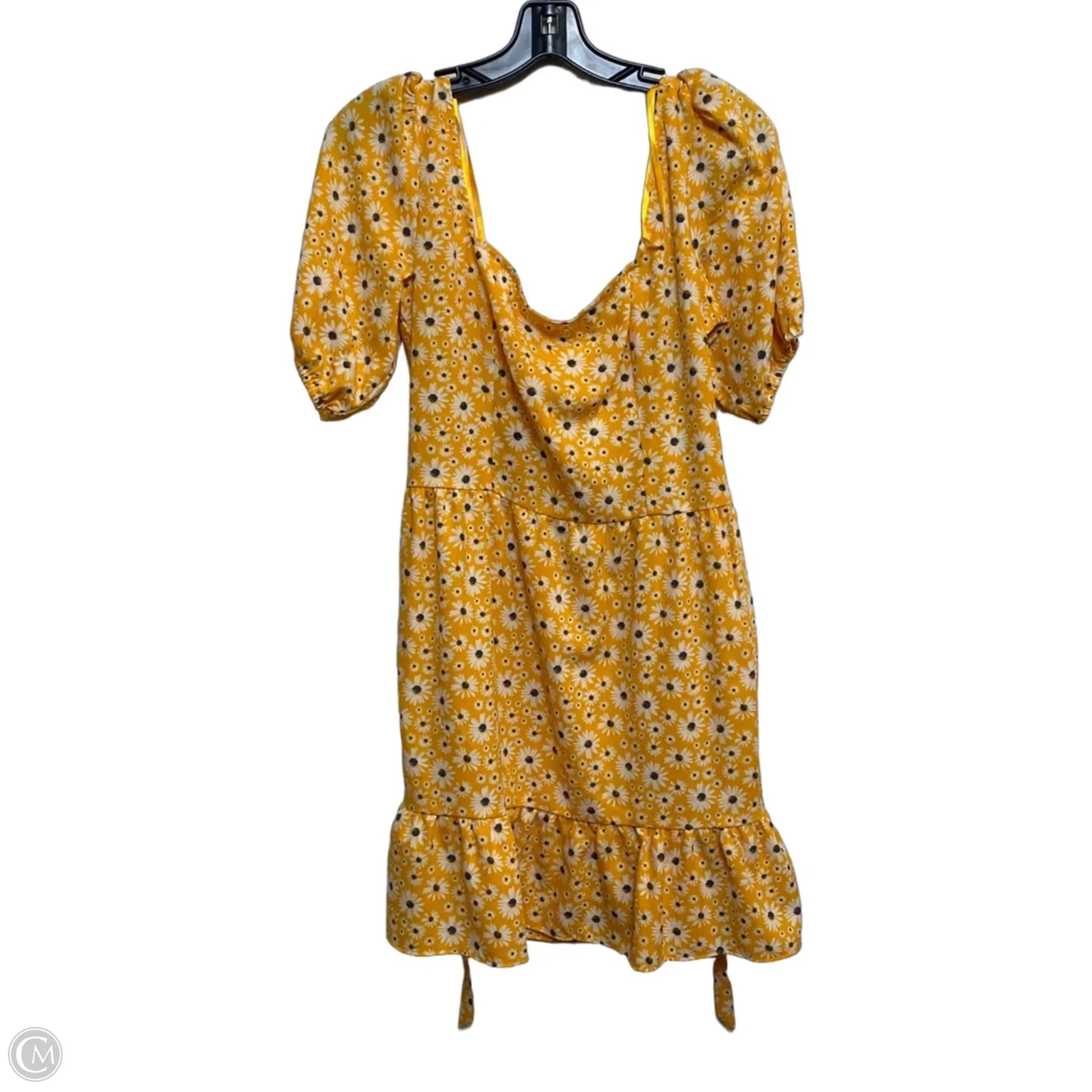 bebop brown dress Women's BeBop Rustic Orange Button Down Dress - size Small