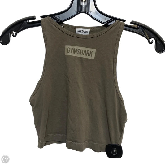 Athletic Tank Top By Gym Shark In Green, Size: Xs