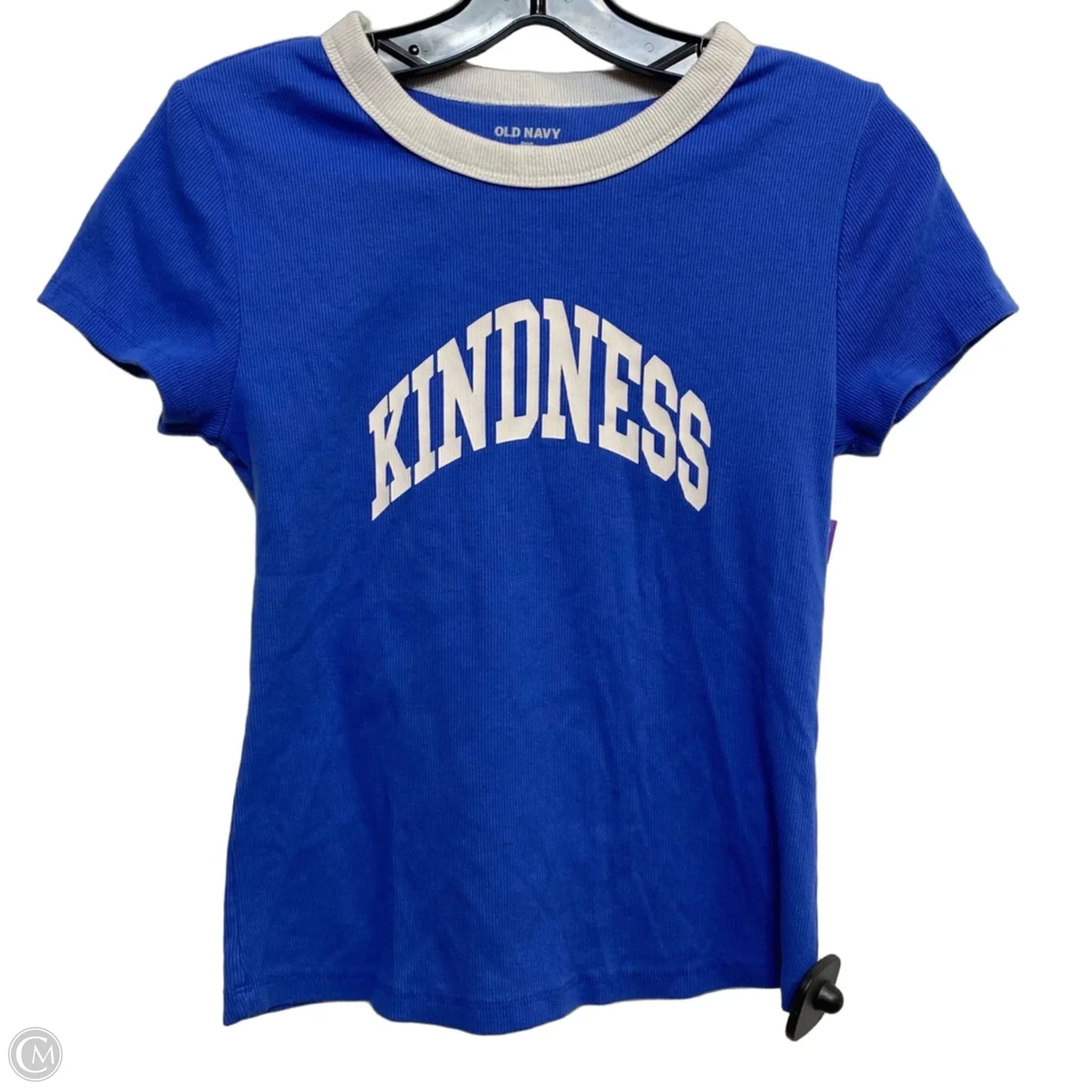 Top Short Sleeve By Old Navy In Blue, Size: M