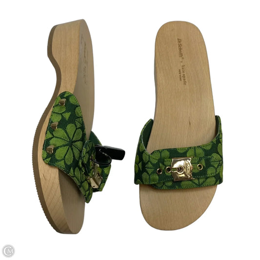 Sandals Designer By Kate Spade In Green, Size: 7.5