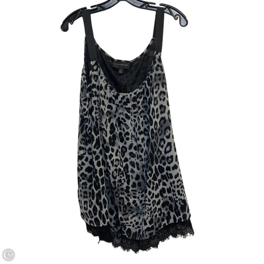 Top Sleeveless By Lane Bryant In Animal Print, Size: 3x