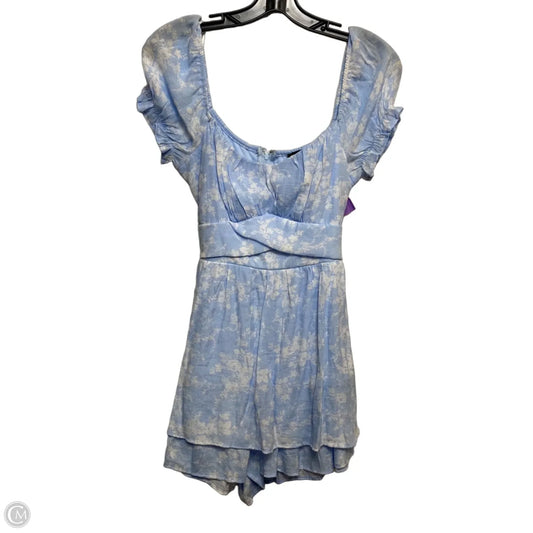 Romper By Trixxi In Blue & White, Size: L