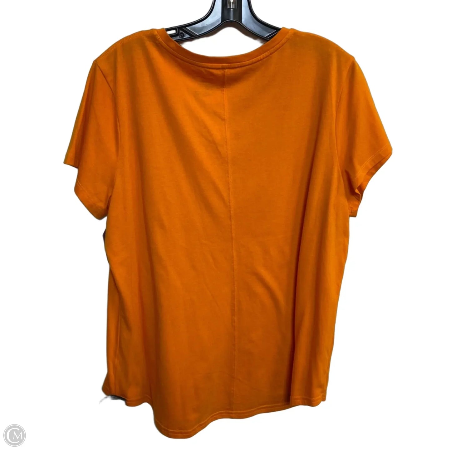 Athletic Top Short Sleeve By Tek Gear In Orange, Size: Xxl
