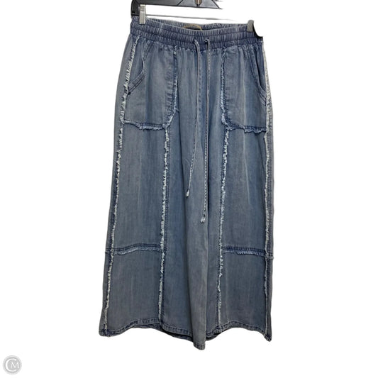 Pants Wide Leg By Easel In Blue, Size: S