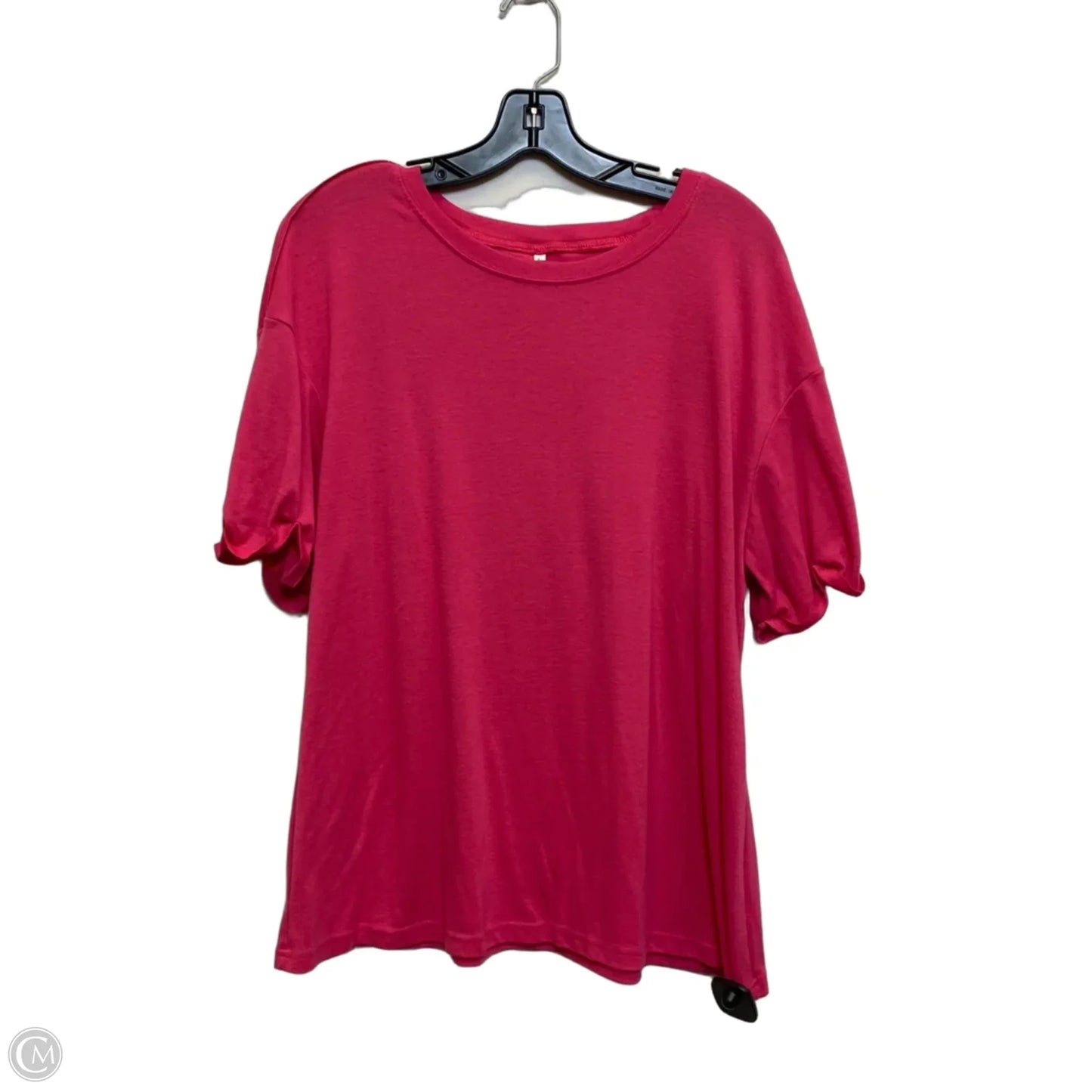 Top Short Sleeve By Clothes Mentor In Pink, Size: L