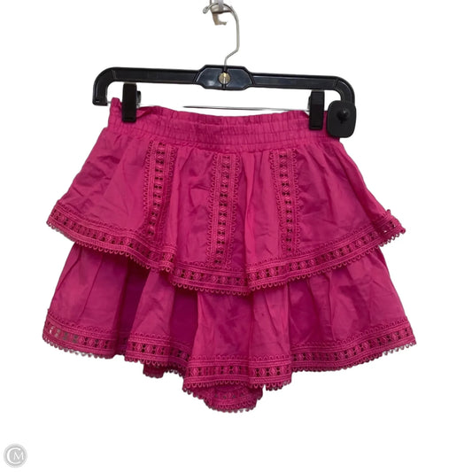 Skort By Francesca's In Pink, Size: Xs