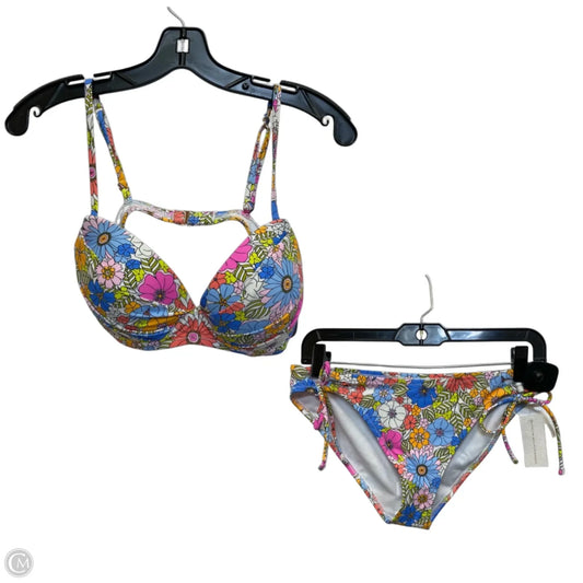 Swimsuit 2pc By Raisins In Floral Print, Size: M