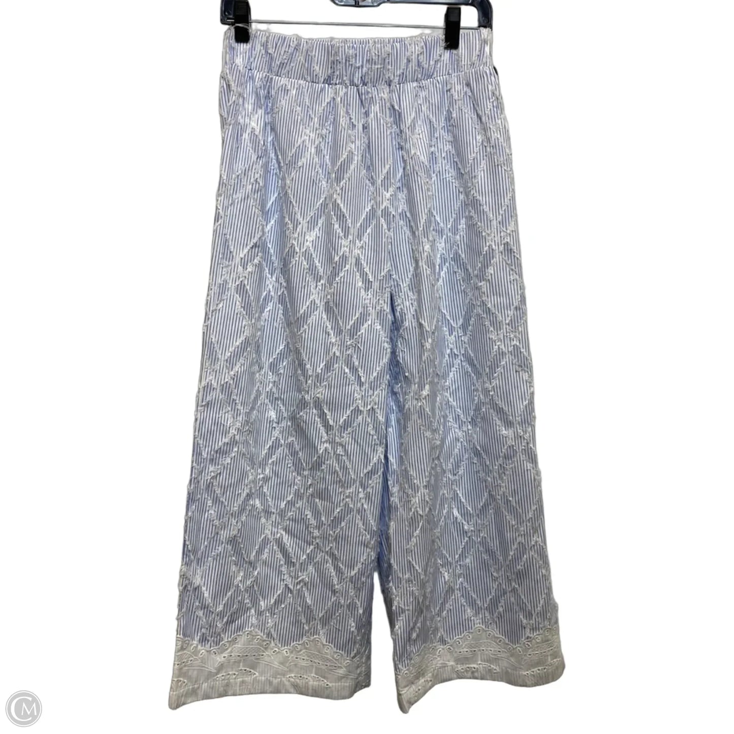 Pants Set 2pc By See And Be Seen In Blue & White, Size: M