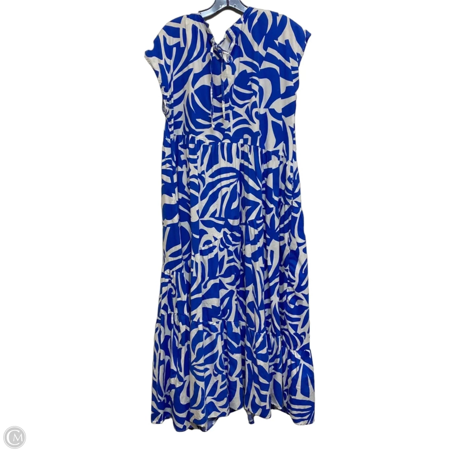 Dress Casual Maxi By 1.state In Blue & White, Size: L