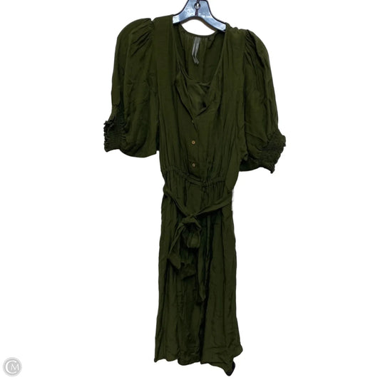 Dress Casual Short By Anthropologie In Green, Size: S