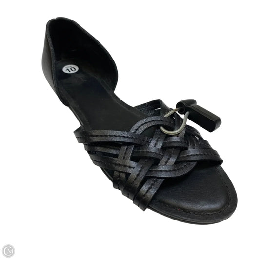Sandals Flats By Universal Thread In Black, Size: 10