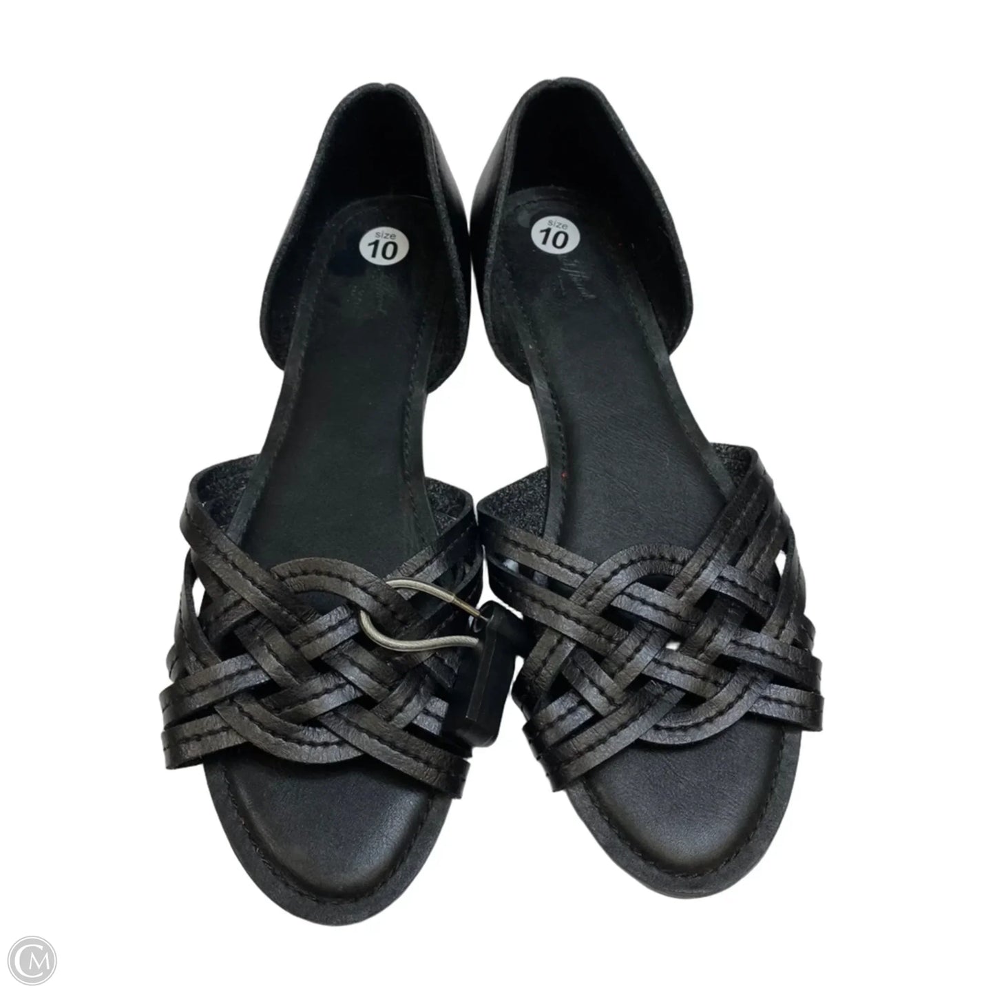 Sandals Flats By Universal Thread In Black, Size: 10