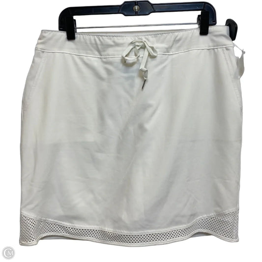Athletic Skort By Chicos In White, Size: M