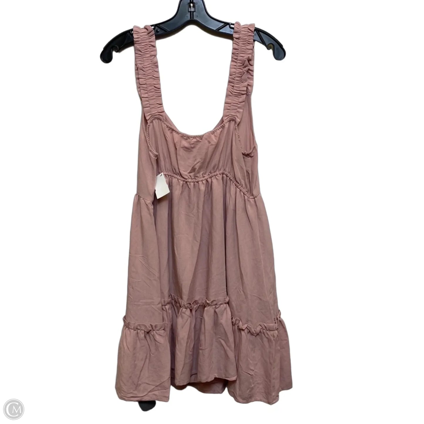 Dress Casual Short By Blu Pepper In Pink, Size: Xl