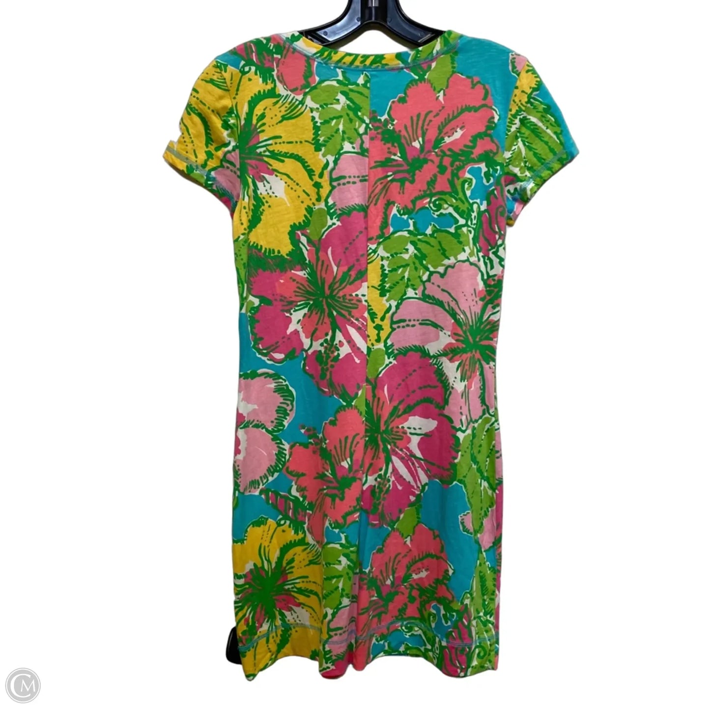 Dress Designer By Lilly Pulitzer In Blue & Green, Size: S