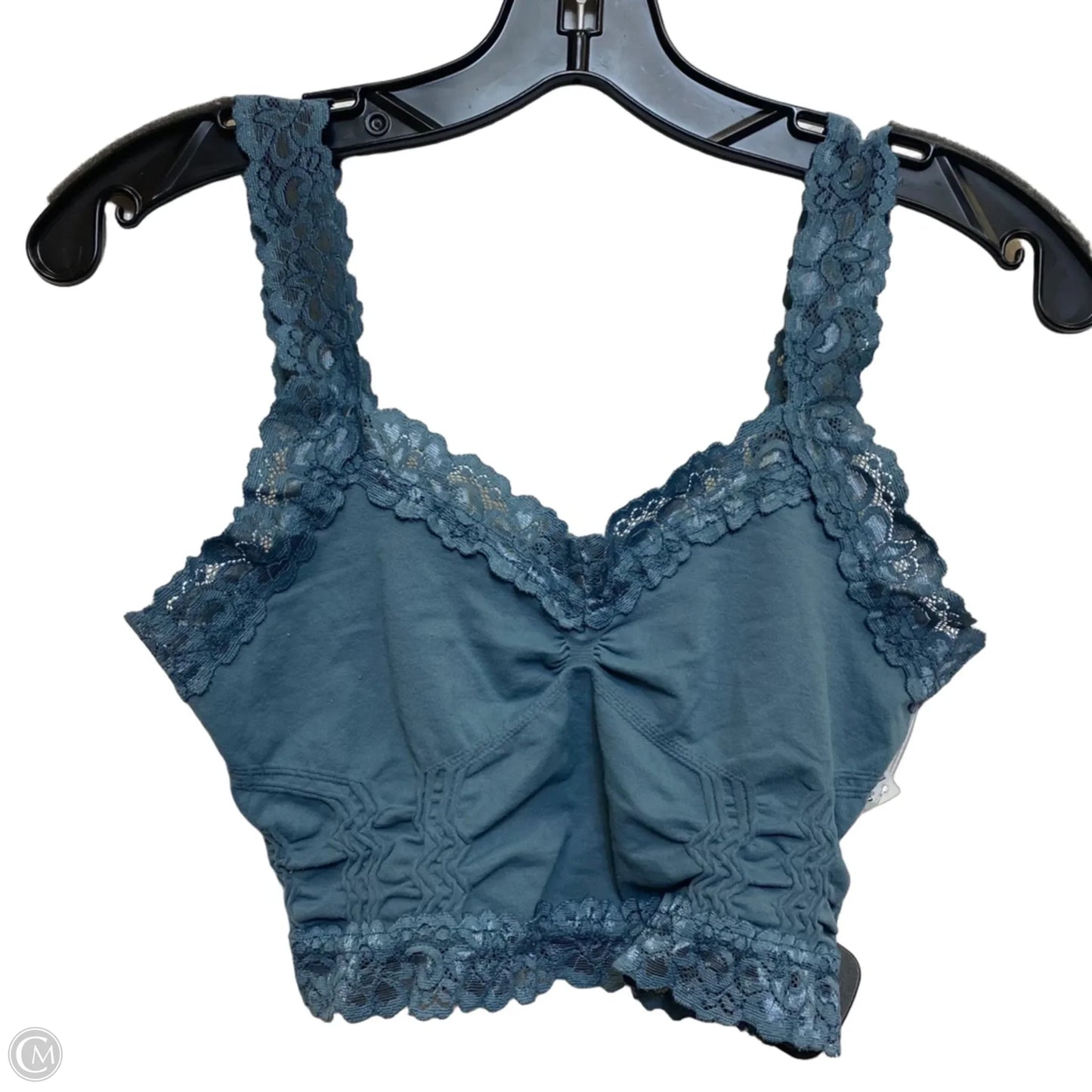 Top Sleeveless By M Rena In Blue, Size: Osfm