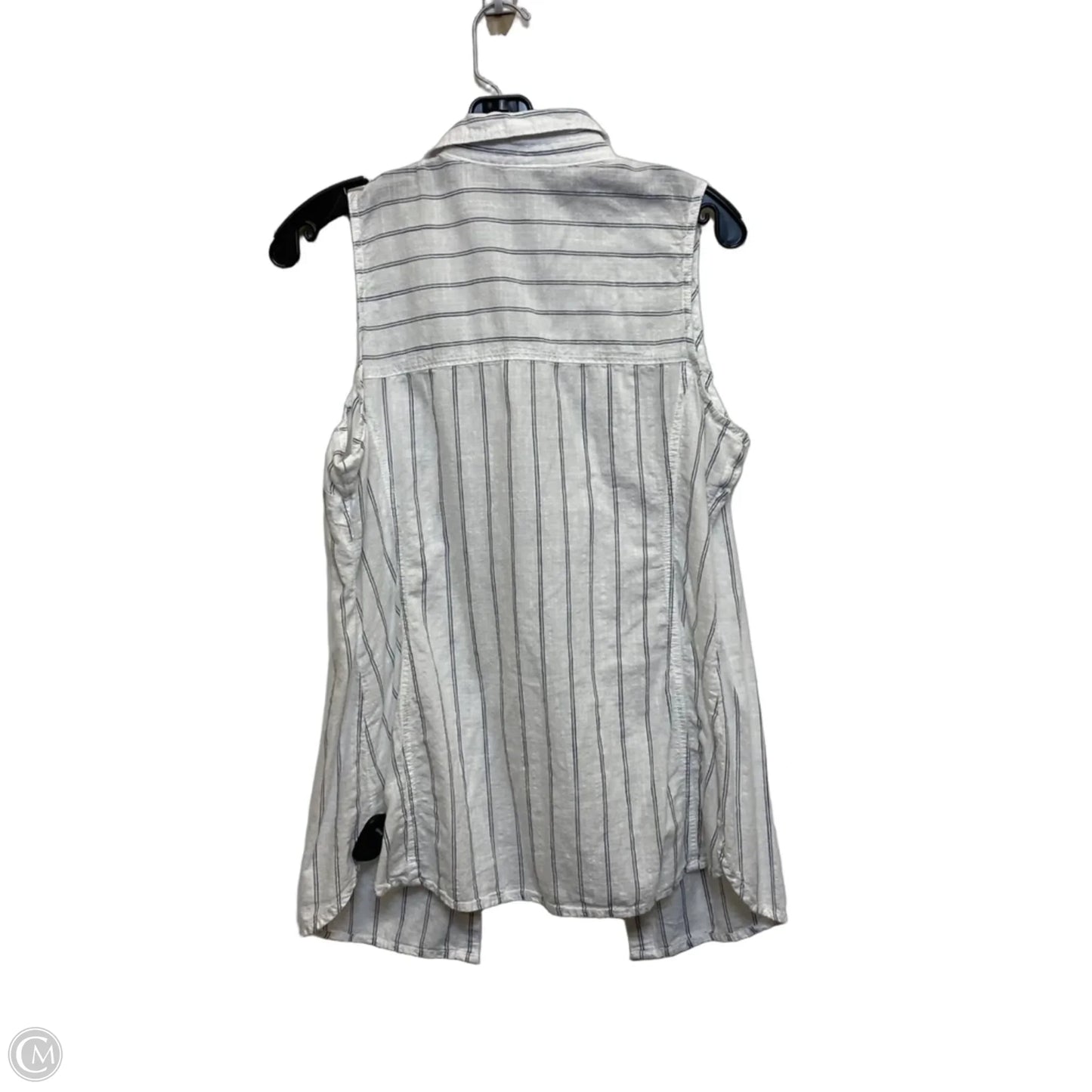 Top Sleeveless By Columbia In White, Size: M