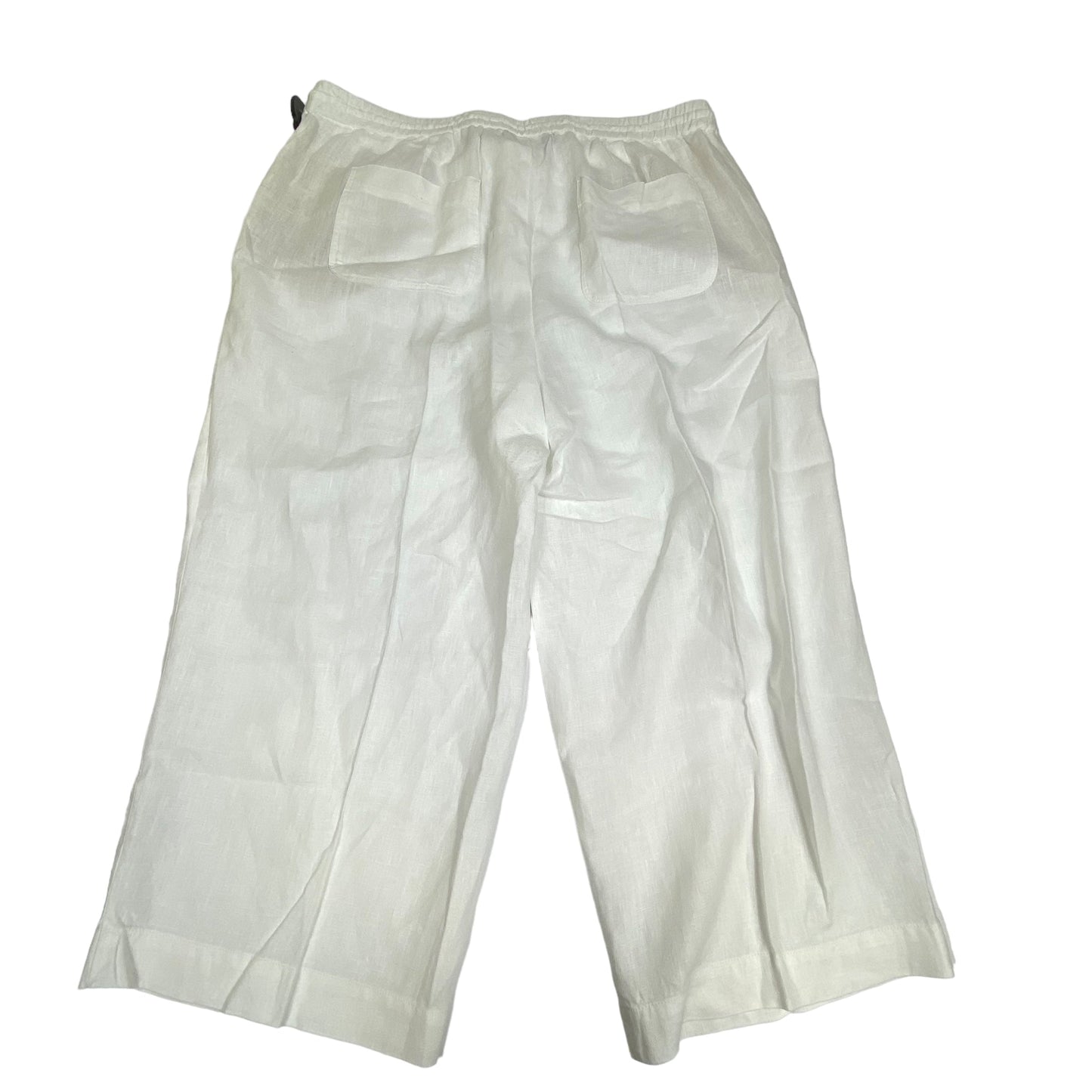 White Pants Linen Talbots, Size 16