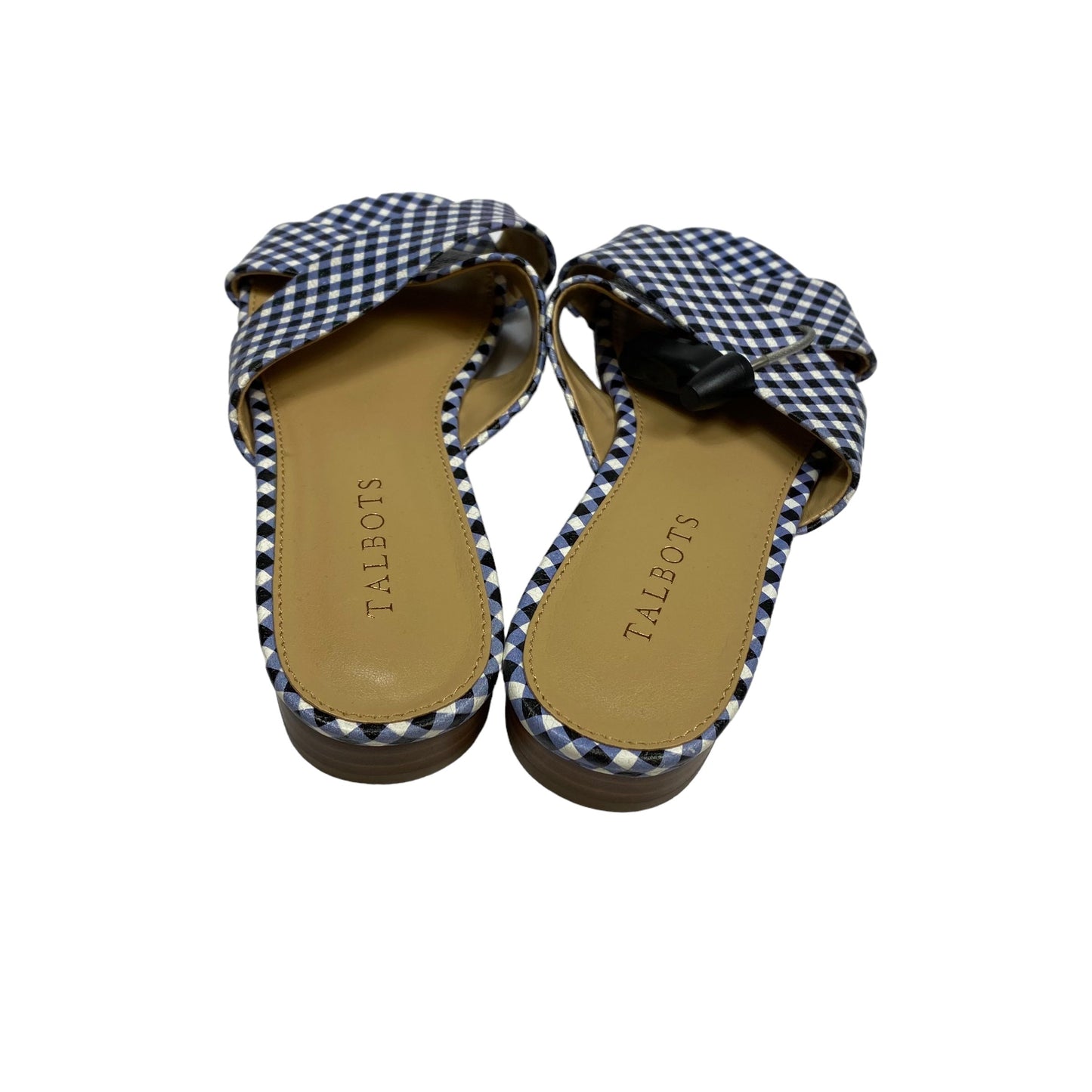 Blue Sandals Flats Talbots, Size 7