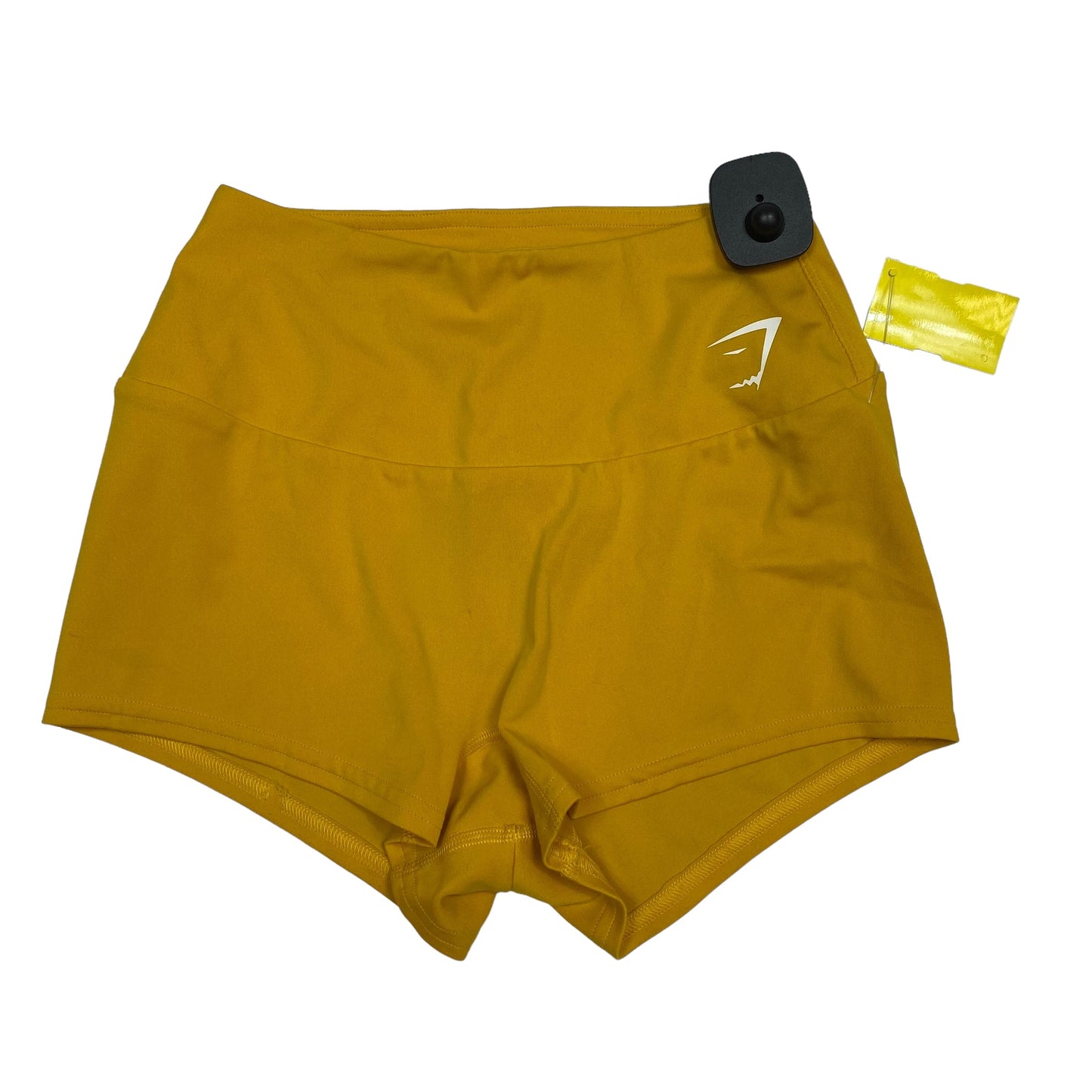 Yellow Athletic Shorts Gym Shark, Size S