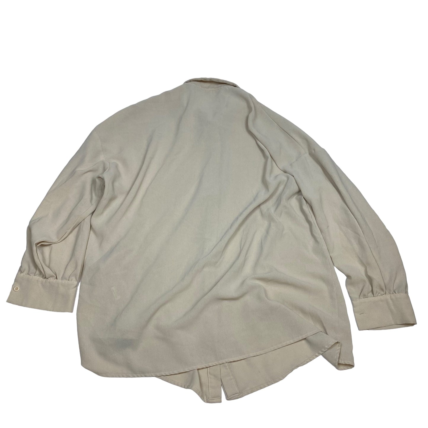 Top Long Sleeve By Shein In Cream, Size: 2x