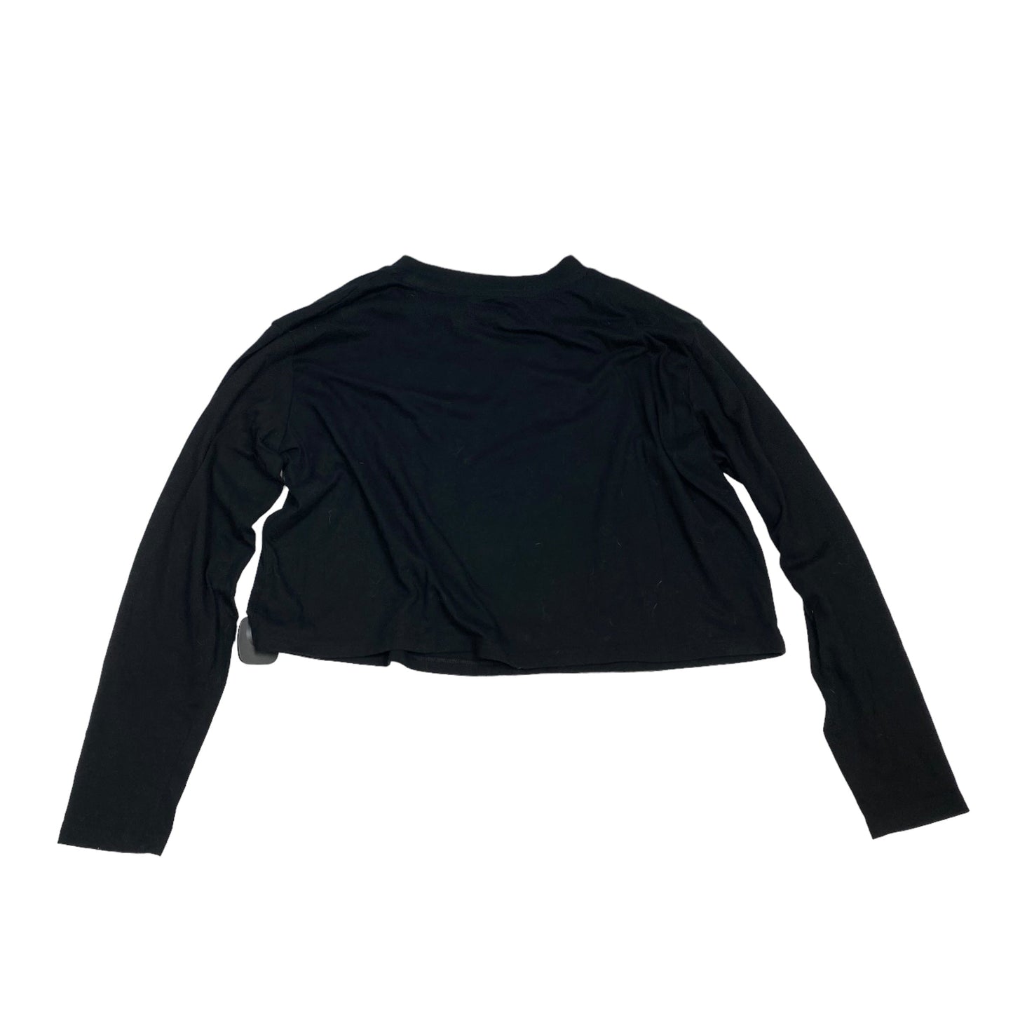 Athletic Top Long Sleeve Crewneck By Pink In Black, Size: M