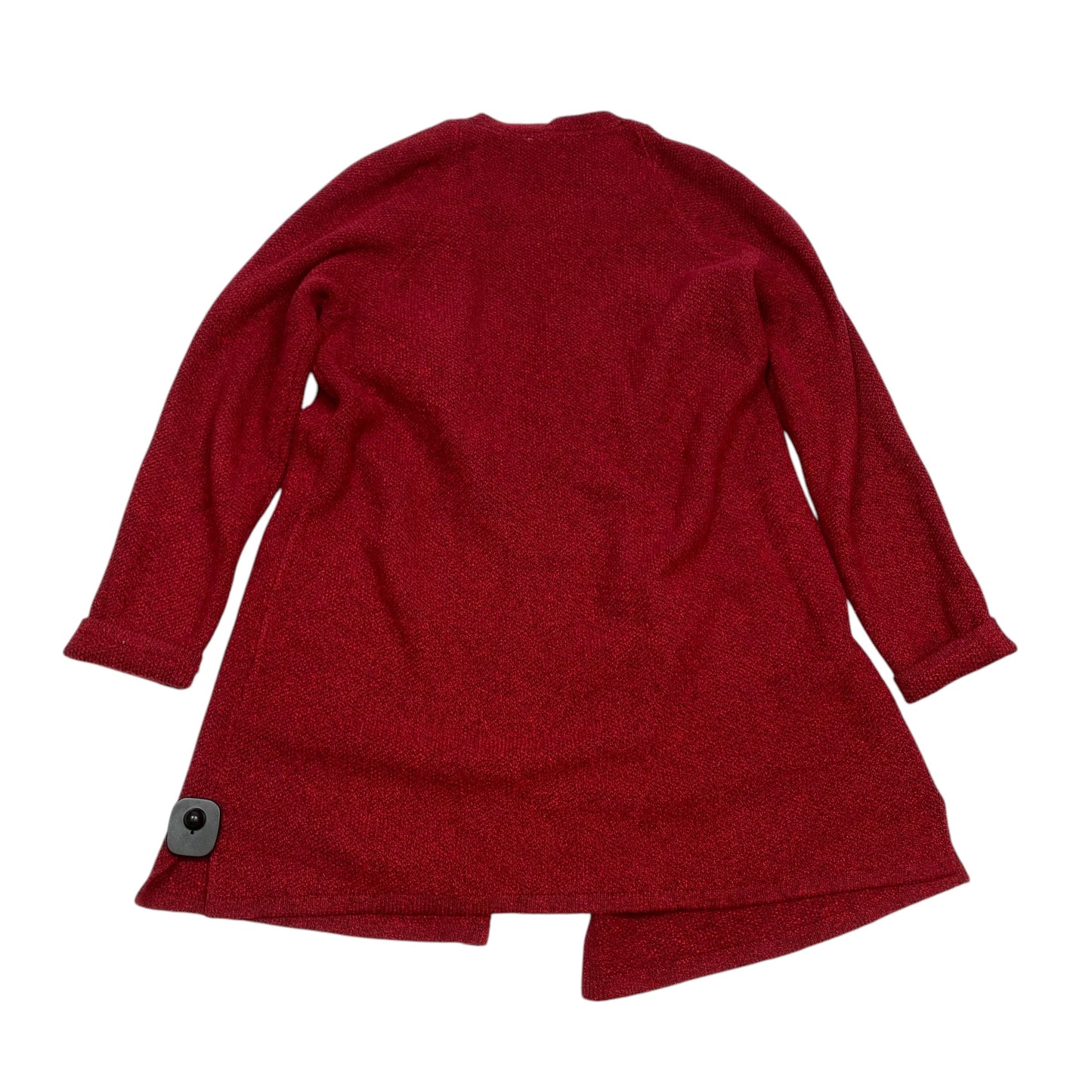 Sweater Cardigan By J. Jill In Red, Size: M