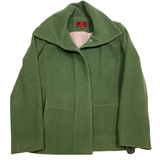 Coat Designer By Cole-haan In Green, Size: S