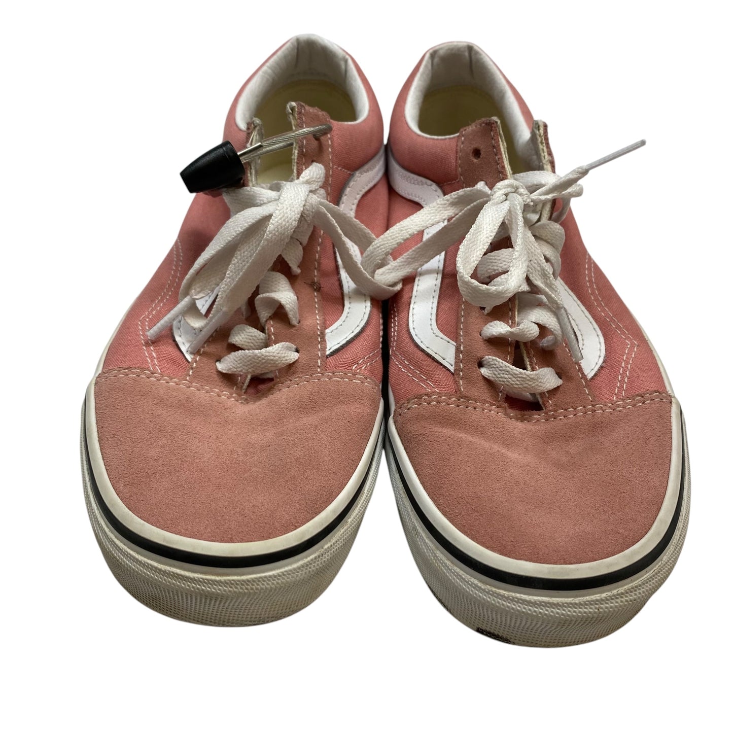 Shoes Sneakers By Vans In Pink, Size: 9.5