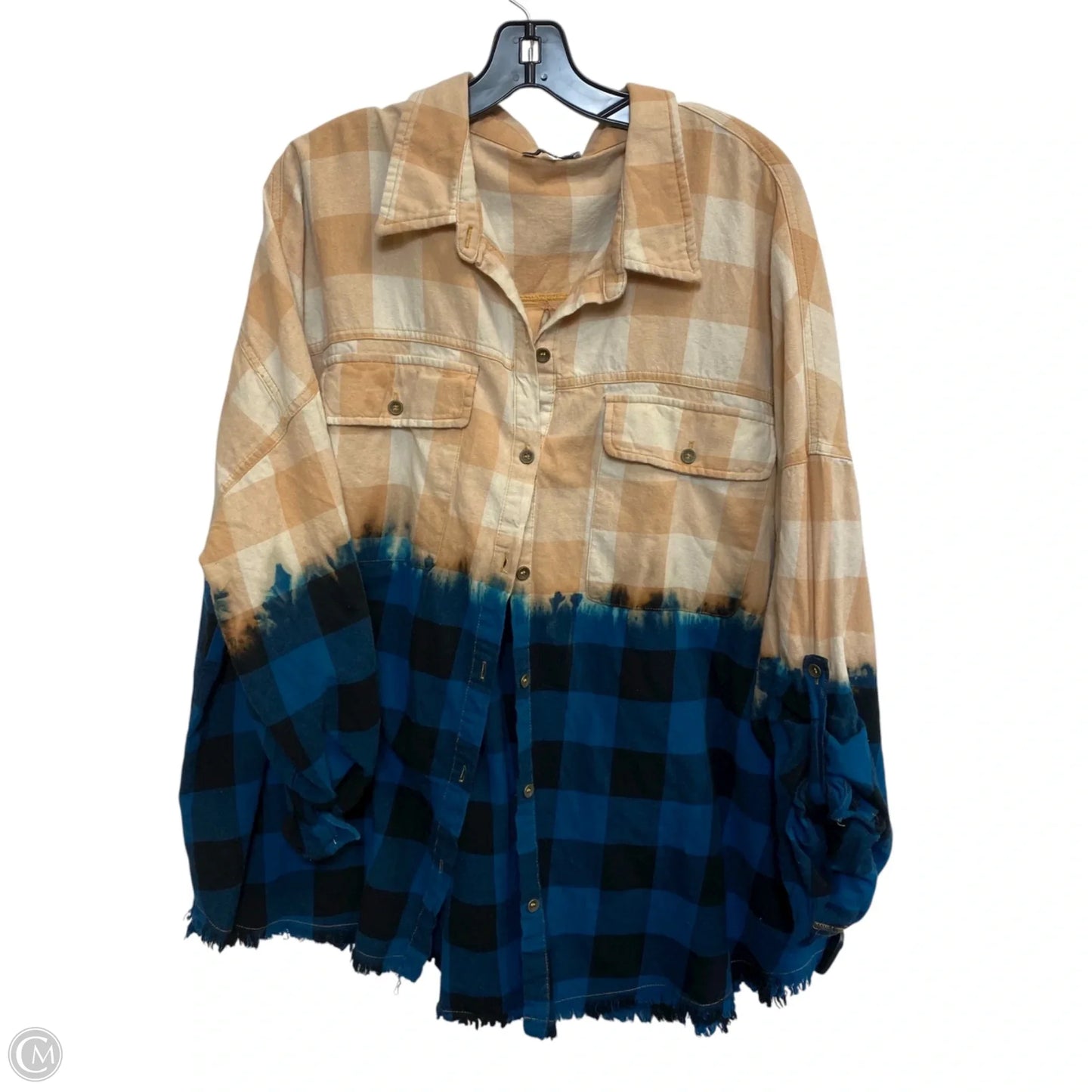 Top Long Sleeve By White Birch In Orange, Size: 3x