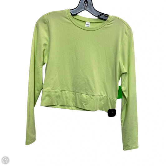 Athletic Top Long Sleeve Crewneck By Old Navy In Green, Size: S