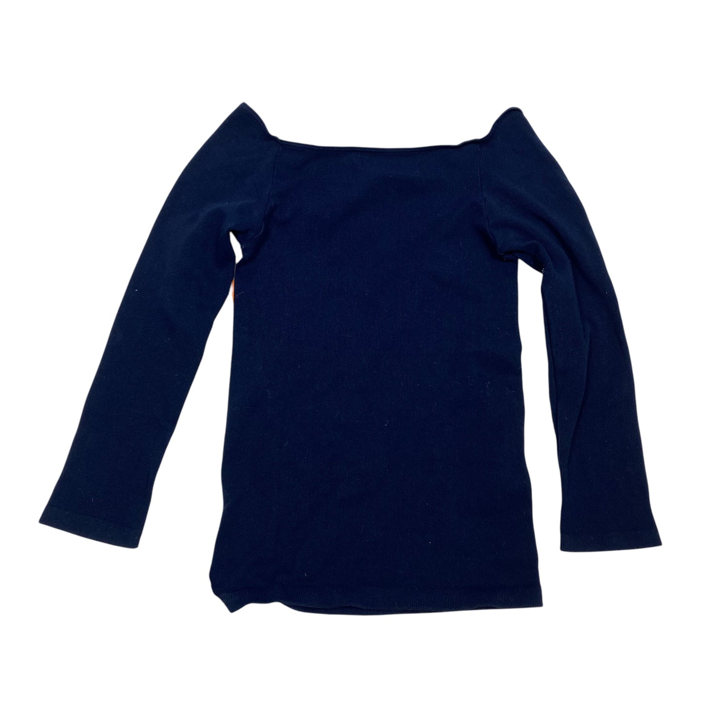 Athletic Top Long Sleeve Crewneck By Free People In Navy, Size: Xs