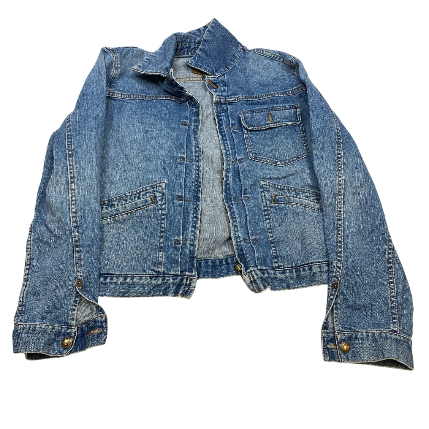 Jacket Denim By Ralph Lauren In Blue Denim, Size: L