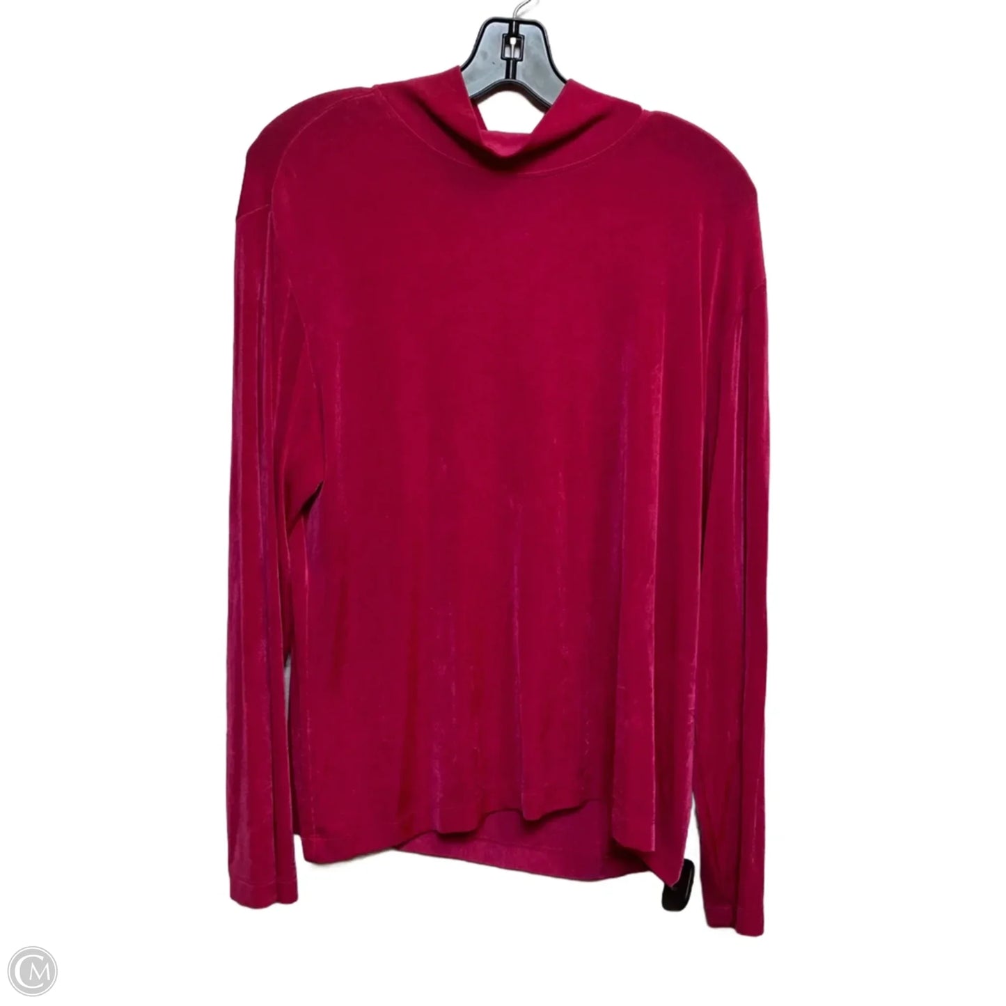 Top Long Sleeve By Chicos In Pink, Size: Xl