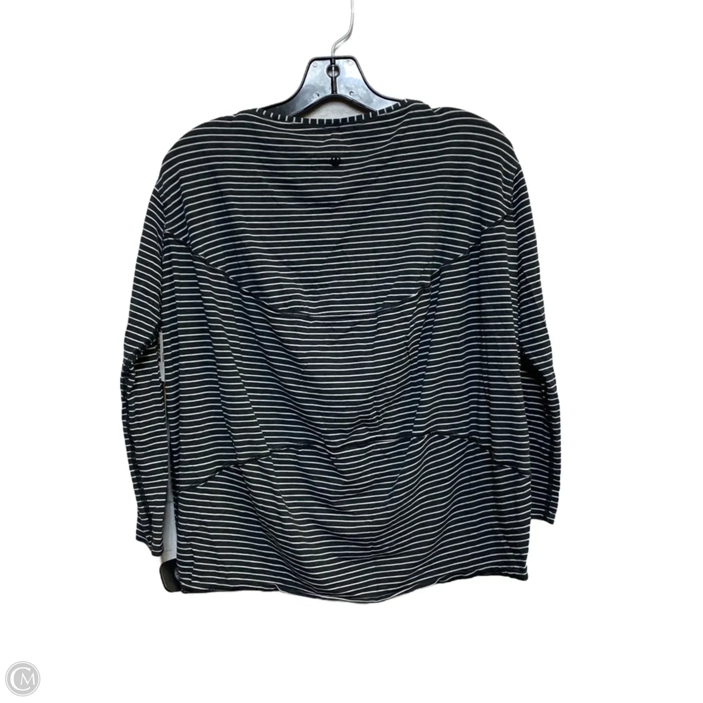 Athletic Top Long Sleeve Crewneck Designer By Lululemon In Grey, Size: S