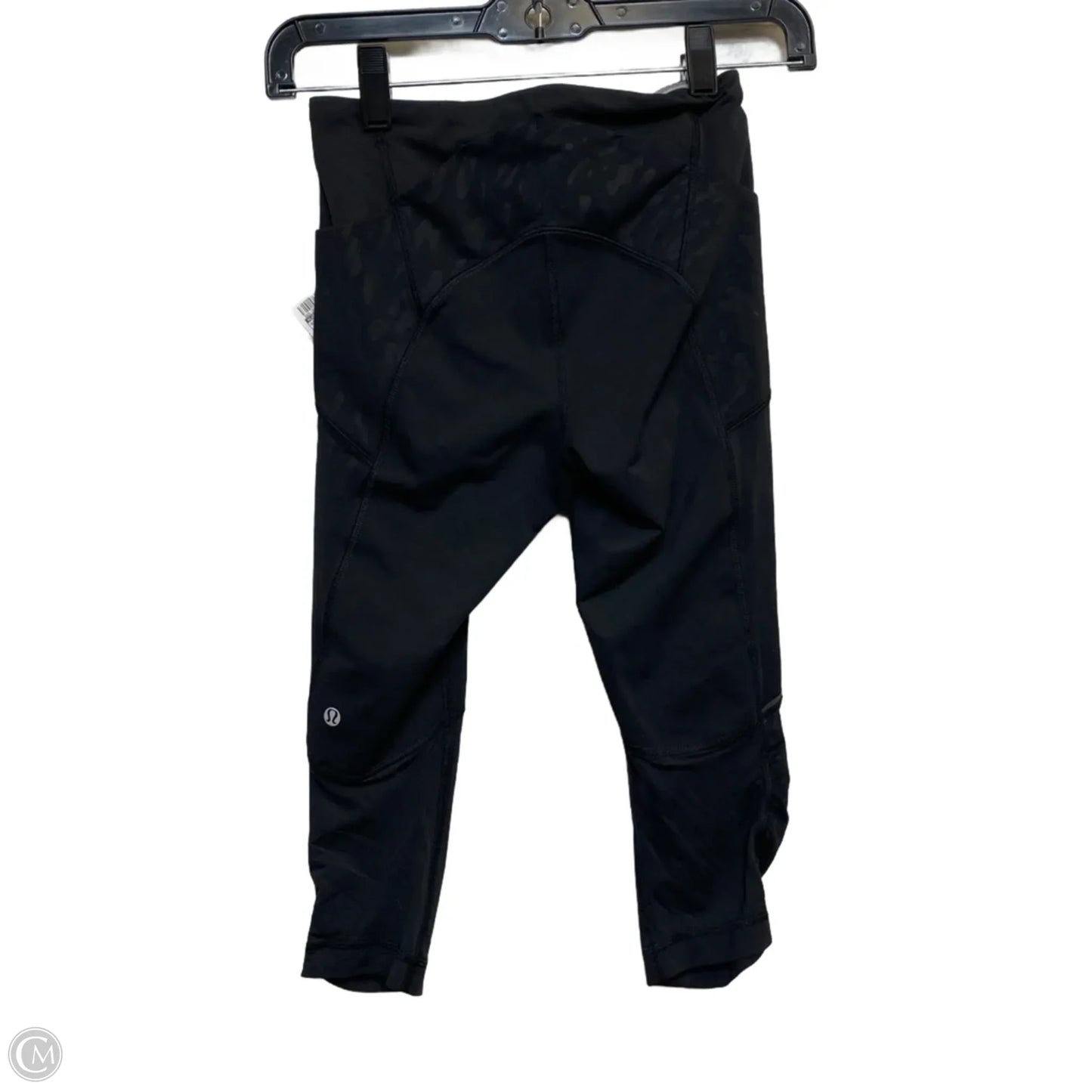 Athletic Capris By Lululemon In Black, Size: Xs