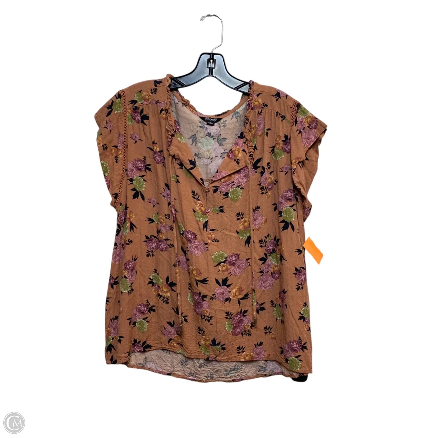 Top Short Sleeve By Buffalo David Bitton In Pink, Size: Xl