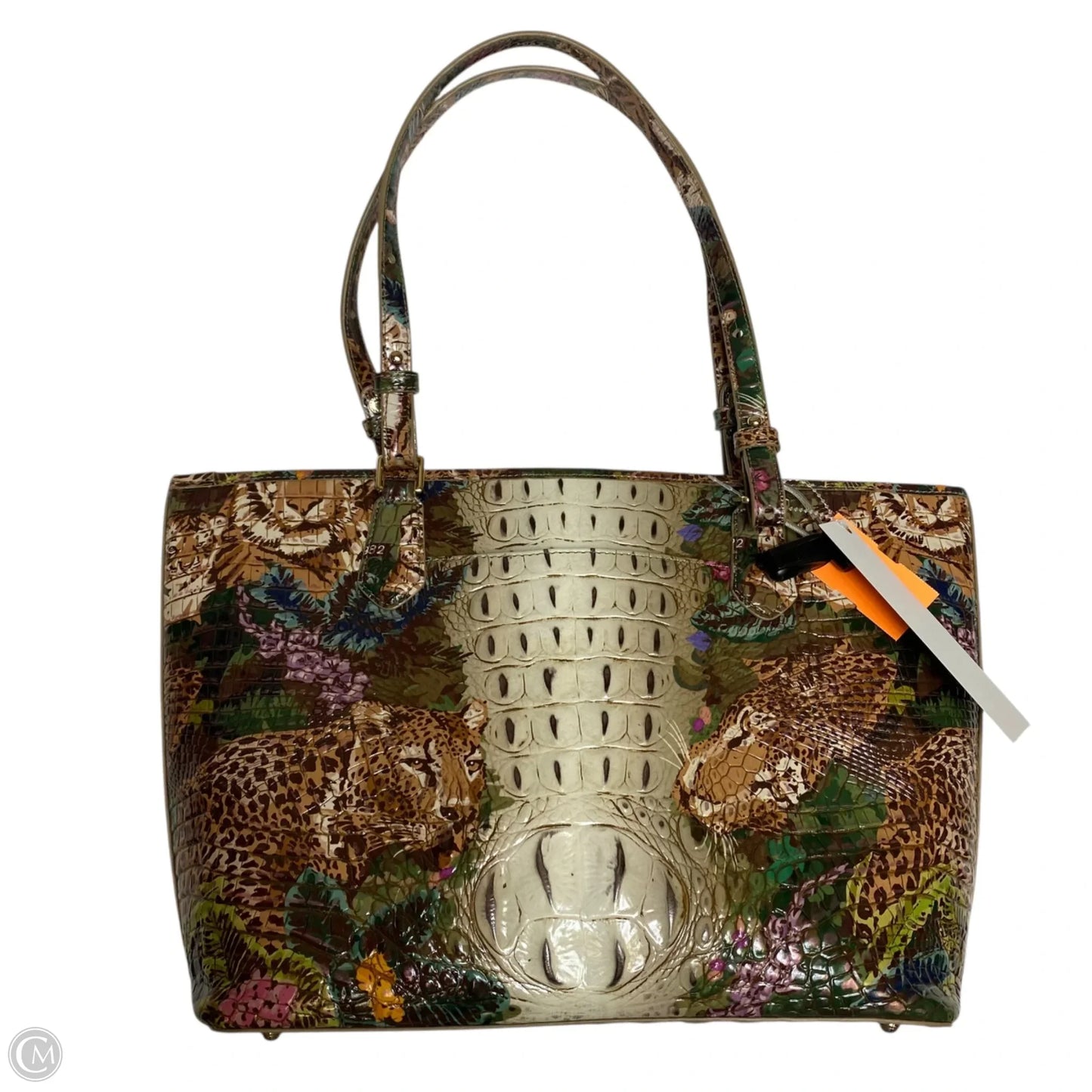 Handbag Designer By Brahmin, Size: Large