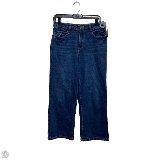 Jeans Straight By Piaza Italia In Blue Denim, Size: 8