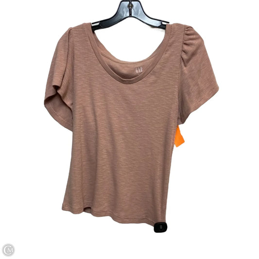 Top Short Sleeve By Gap In Pink, Size: M