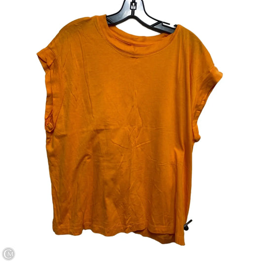Top Short Sleeve By A New Day In Orange, Size: 1x
