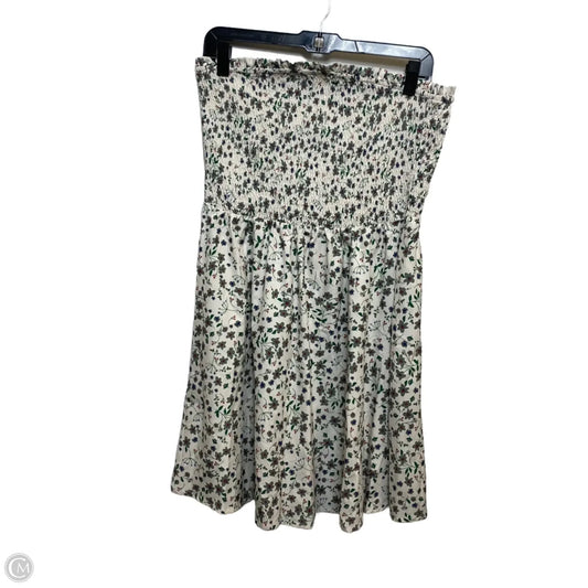 Dress Casual Short By Shein In Floral Print, Size: L