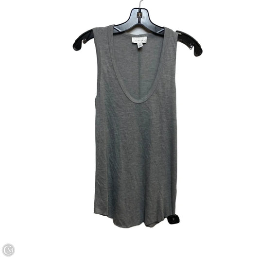 Top Sleeveless Basic By Top Shop In Grey, Size: S