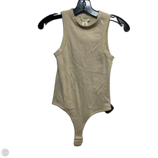 Bodysuit By Happily Grey In Tan, Size: M